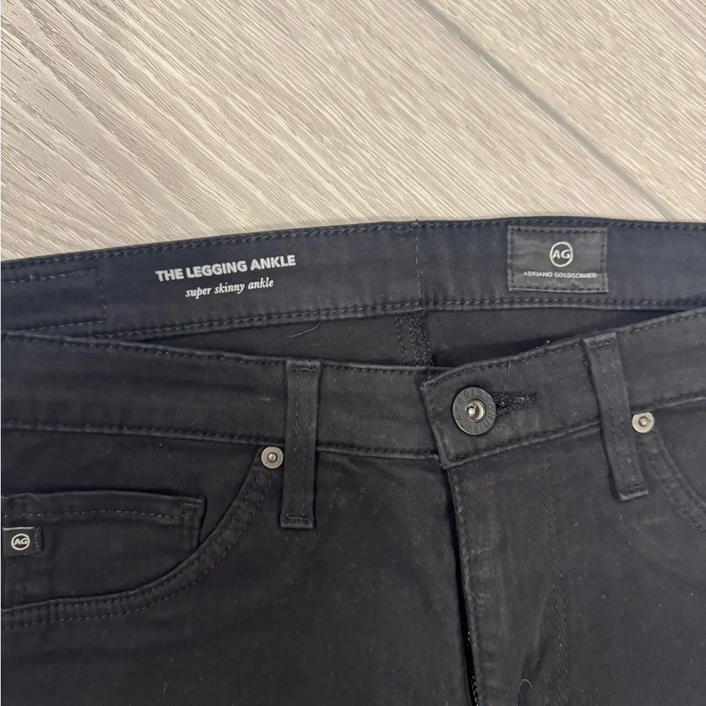 AG Jeans The Legging Black Skinny Jeans/Pants Size 27R